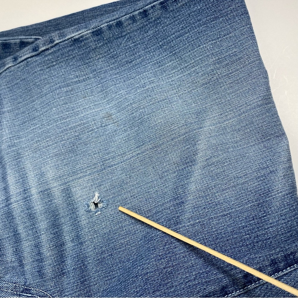 VTG AVIREX Mens Denim Jeans Blue‎ Medium Wash Barrel Leg Y2K Size 32/32 - Picture 8 of 10